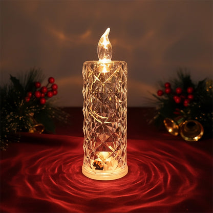 🎁LED Crystal Candle Lights- Romantic Tabletop Night Lights