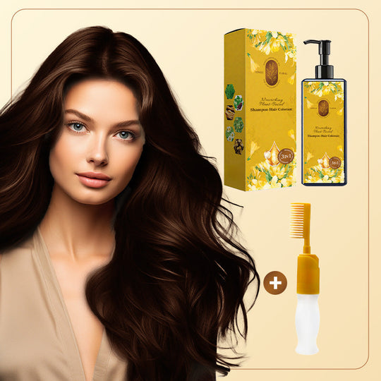 🔥 Гореща разпродажба 2025 🔥Подхранваща боя за коса на растителна основа🎁Безплатна подаръчна четка!