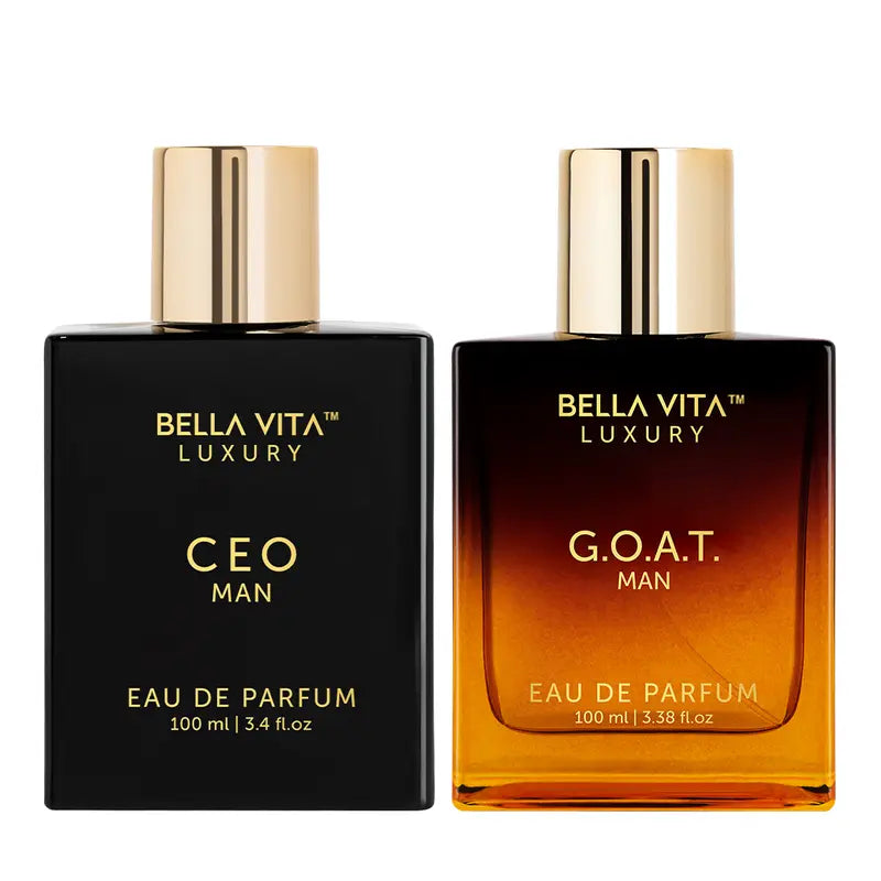 🥳💞50K+ SOLD!🍯✨The Sigma Male by Bellavita Luxury | 2x100ml Perfumes | CEO Man & G.O.A.T. Man | Perfume for Men | Long Lasting Fragrance | Eau De Parfum👑💫