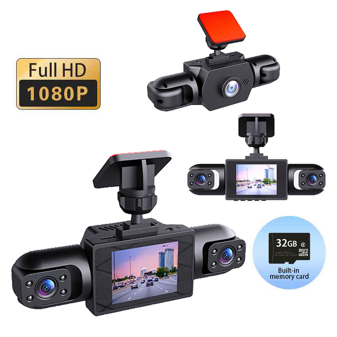 ⏳Limited-time 50% off⏰4-Lens 360° View Car Dash Cam🚗📹