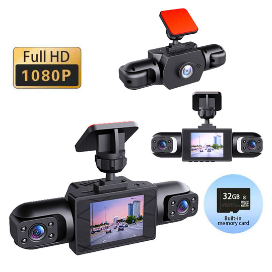 ⏳Limited-time 50% off⏰4-Lens 360° View Car Dash Cam🚗📹
