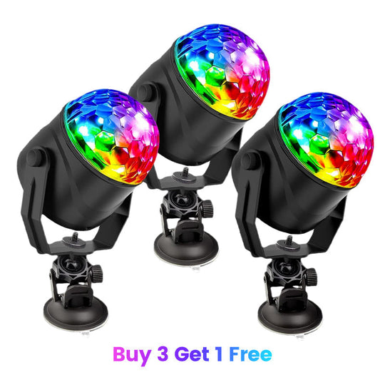 🎄 ¡OFERTA FESTIVA! 🔥Bola de discoteca mágica giratoria de colores
