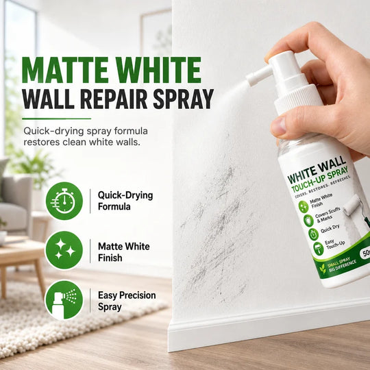 🧱 Buy 2 Get 1 Free !! 🏆White Wall Touch-Up Paint Spray