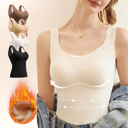 💖Black Friday Big Sale 50% OFF💖[Women’s Gift] Thickened Warm Tank Top with Shelf Bra