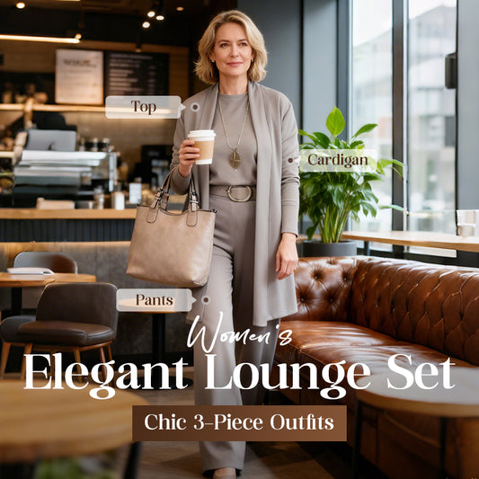 ✈️Free Shipping✈️Elegant Longline Cardigan & Top & Pants 3-Pieces Set