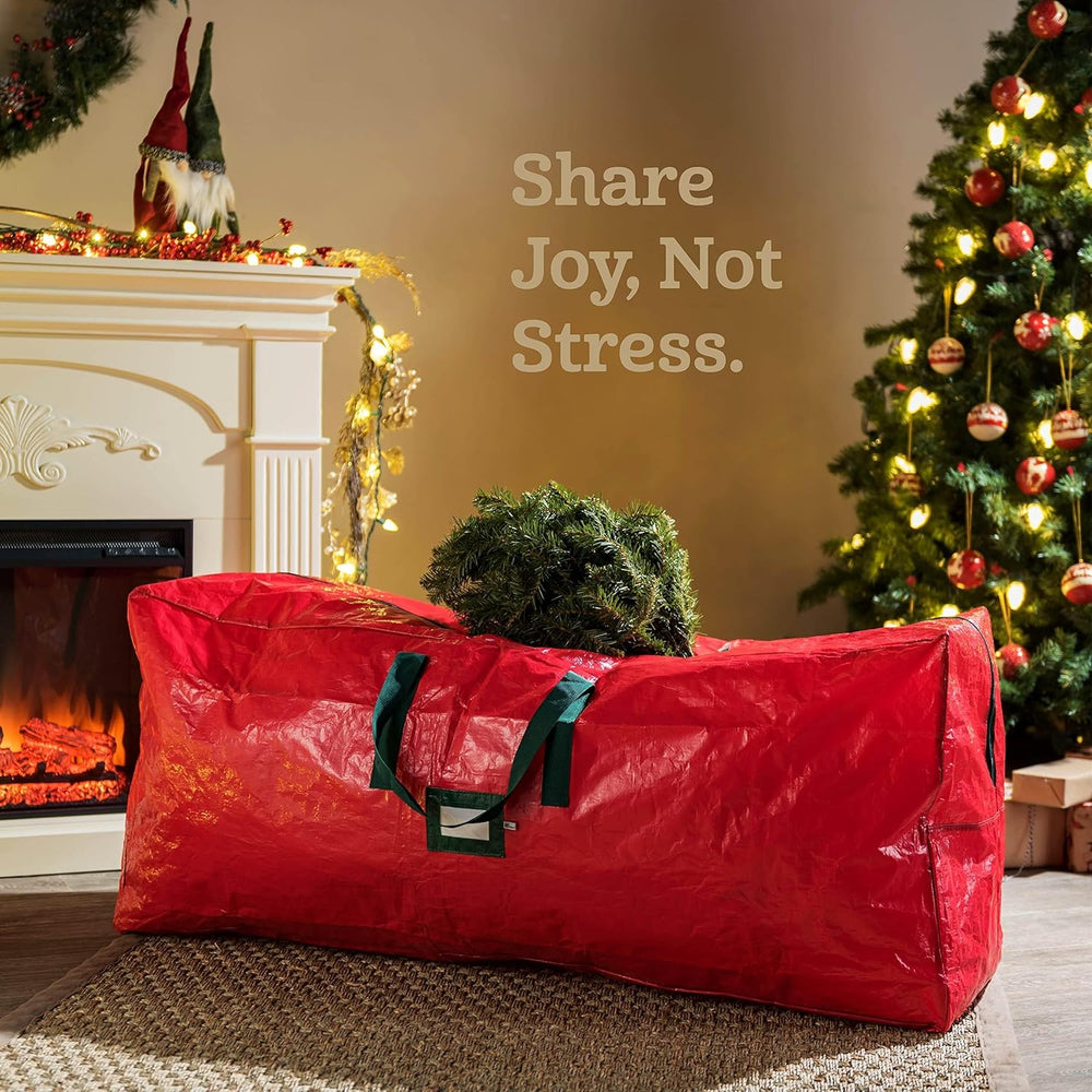 🎄 ¡60% DE DESCUENTO AHORA! 🎅 Bolsa de almacenamiento impermeable y duradera para árbol de Navidad: fácil de transportar, protege del polvo y la humedad. 🎁