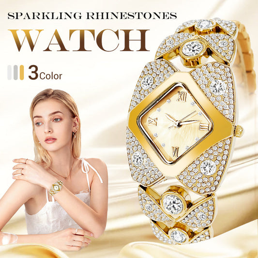 💎Women's Retro Quartz Watch with Sparkling Rhinestones✨