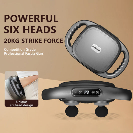 🔥 New six-head Fascia Gun deep muscle tissue massager