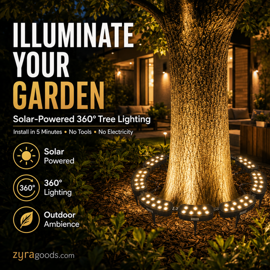 🌳💡 IP65 Waterproof Outdoor Ring Tree Light