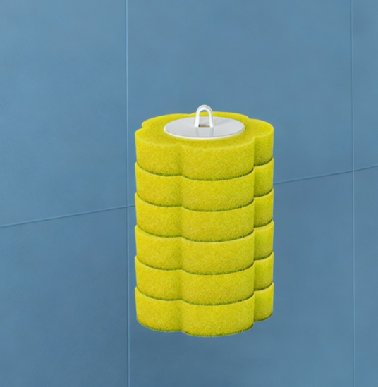 Viegli tīrāms un ērts vienreizējās lietošanas tualetes suku komplekts ar 18 suku galviņām