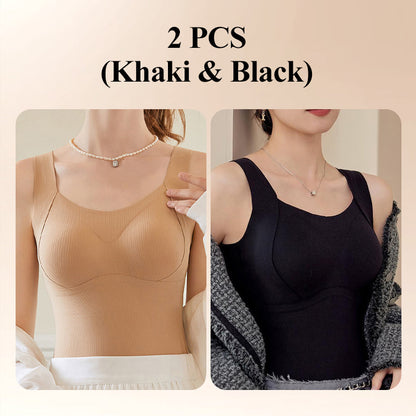 💖Black Friday Big Sale 50% OFF💖[Women’s Gift] Thickened Warm Tank Top with Shelf Bra