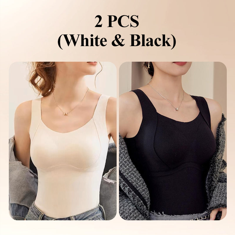 💖Black Friday Big Sale 50% OFF💖[Women’s Gift] Thickened Warm Tank Top with Shelf Bra