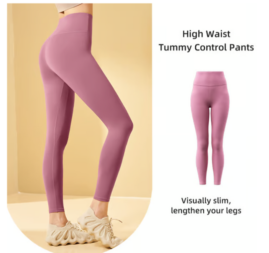 (2025 New Arrival- 49% OFF🔥)High-Waisted Tummy Control Shaping Leggings