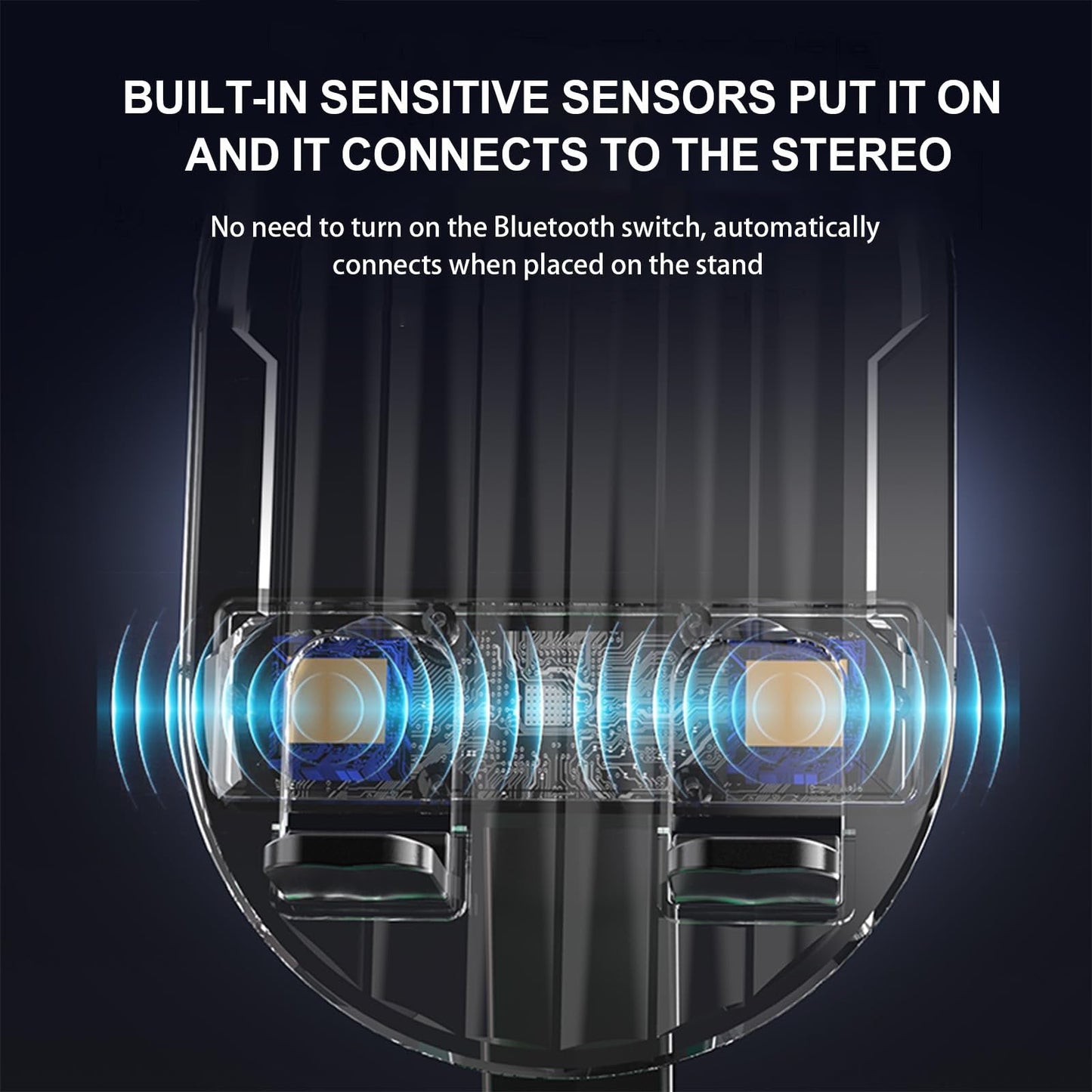 🏆50K+ SOLD! Almost Gone🎁2025 Upgraded Cell Phone Stand with Induction Speaker/Power Bank/Atmosphere Light