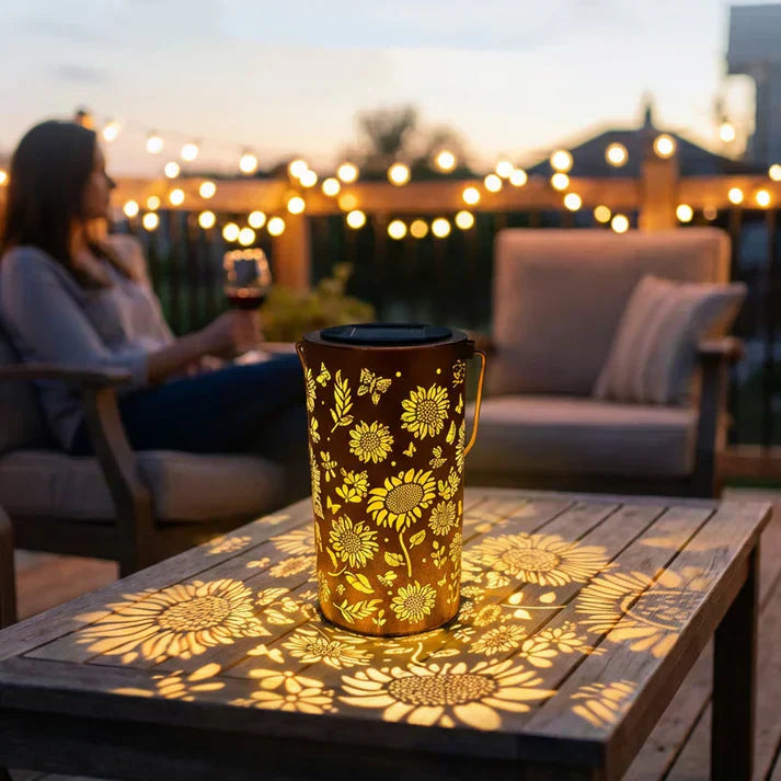 🌸Spring Sale 50% OFF🌻✨Colorful Sunflower Glow Solar Garden Lantern