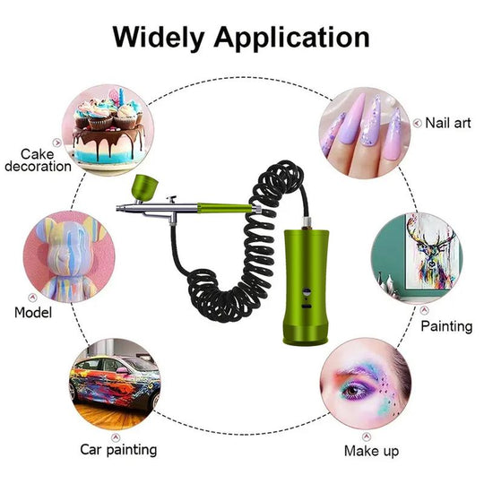 Electric Airbrush Kit with Compressor