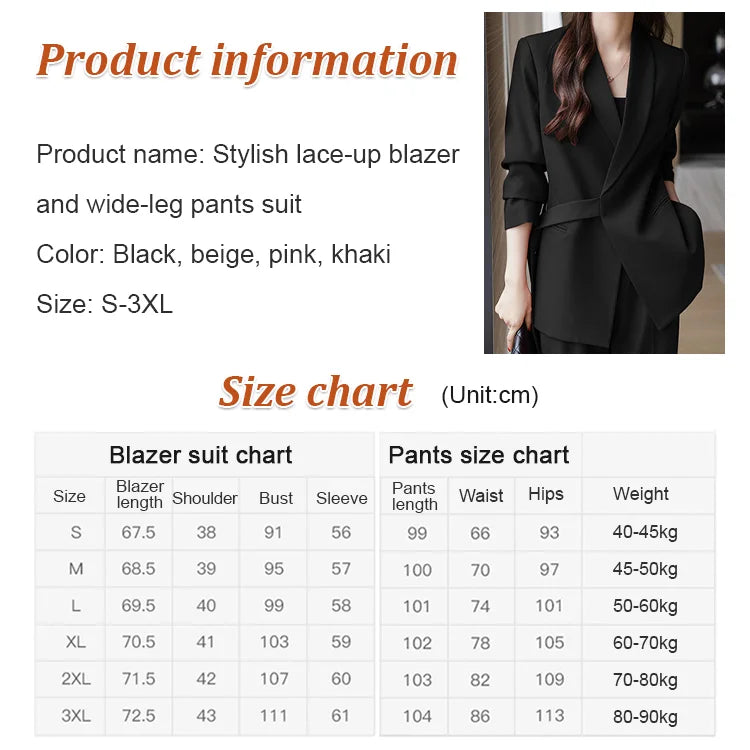 🌈Hot Sale✨Women's Designer Lace-Up Suit Versatile Spring and Fall Women's Clothing (50% OFF)