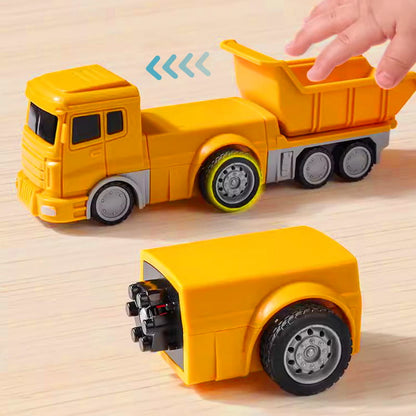 Magnetic Transform Engineering Car Assembled Toys