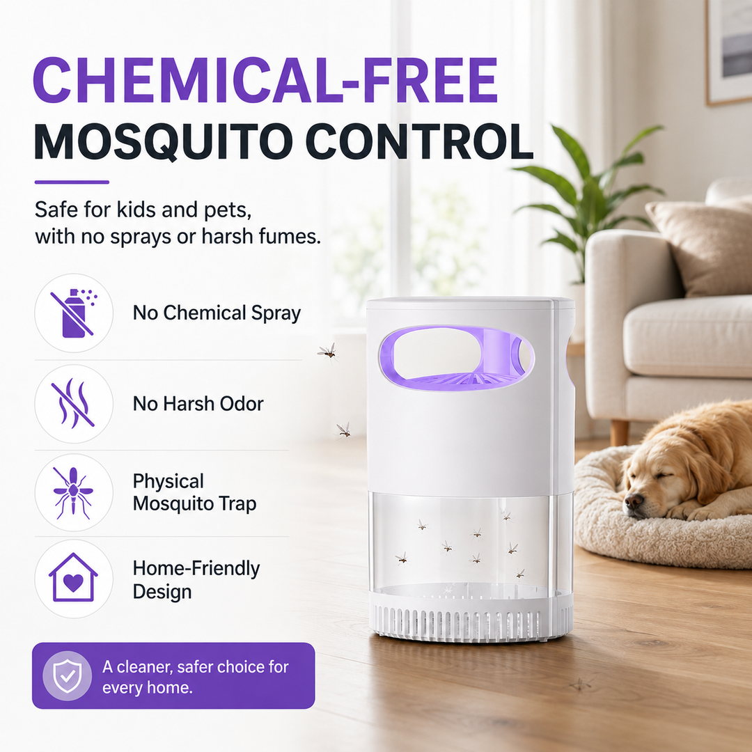 🦟 UV Mosquito Killer Lamp – quiet, USB, chemical-free. 50K+ sold! 🔇🌙