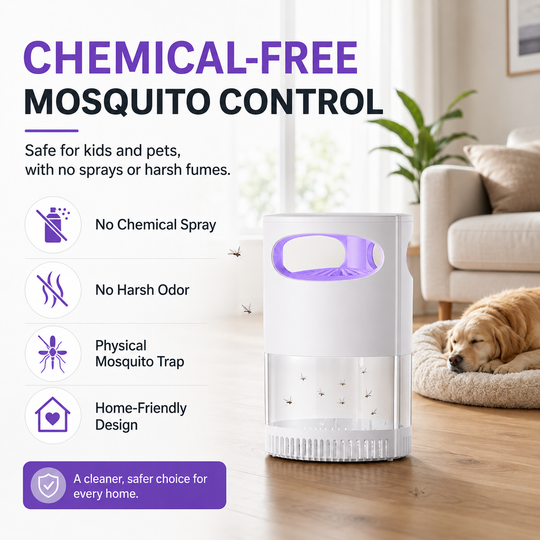 🦟 UV Mosquito Killer Lamp – quiet, USB, chemical-free. 50K+ sold! 🔇🌙
