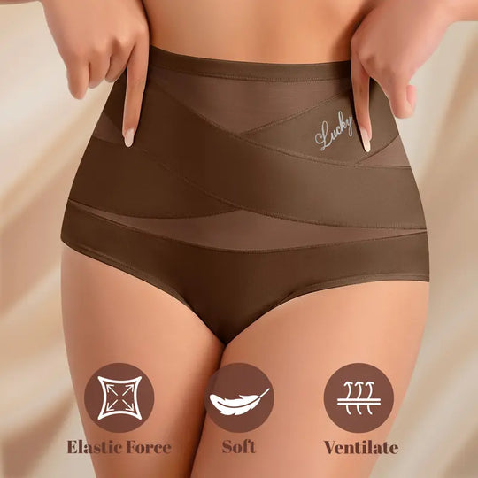 💗Buy 1 Get 1 Free💗High-Waist Tummy Control Seamless Shaping Lucky Panties