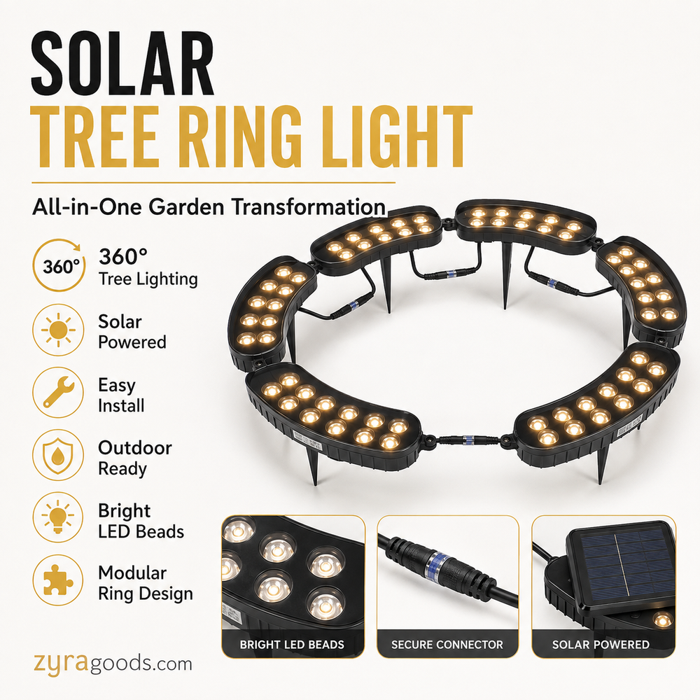 🌳💡 IP65 Waterproof Outdoor Ring Tree Light