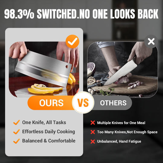 🔥PROMOCJA OSTATNIEGO DNIA - 50% ZNIŻKI🔥Kuty, ostry i trwały nóż kuchenny