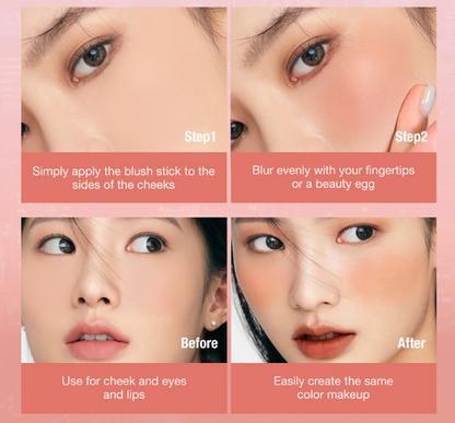 🎁2024 Hot Sale🎁🔥 49% OFF🔥3-in-1 Eyes Cheek and Lip Tint Buildable Waterproof Lightweight Cream