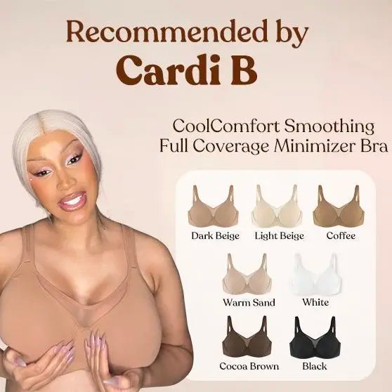 Comfort Cooling Minimiser Bra Full Coverage Underwired Seamless T-Shirt Bra
