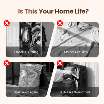 🔥 LAST DAY PROMOTION - 49%OFF 🔥 Travel Vacuum Storage Bags & Portable Pump Set