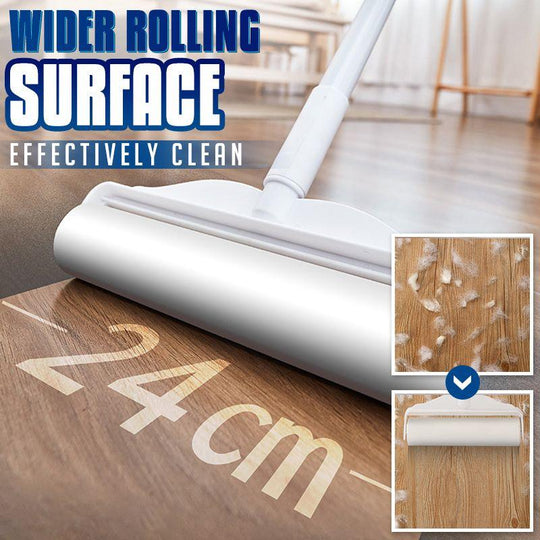 Удължена и разширена ролкова четка за мъх