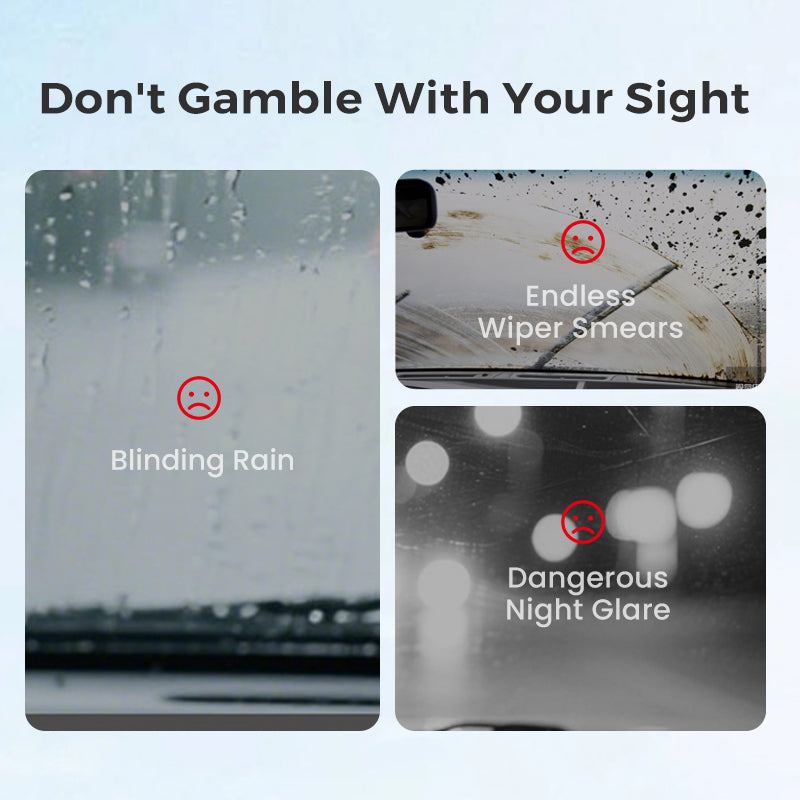 🔥LAST DAY SALE 50% OFF🔥 Auto Glass Side Window Oil Film Removal Cleaner