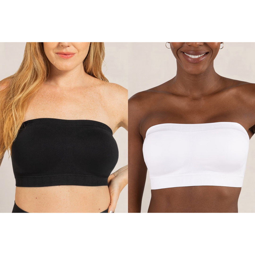 🎁Last Day-60% OFF🤩🔥Convertible Strapless Bandeau Bra with Wireless Comfort, Anti-Slip Grip & Removable Straps