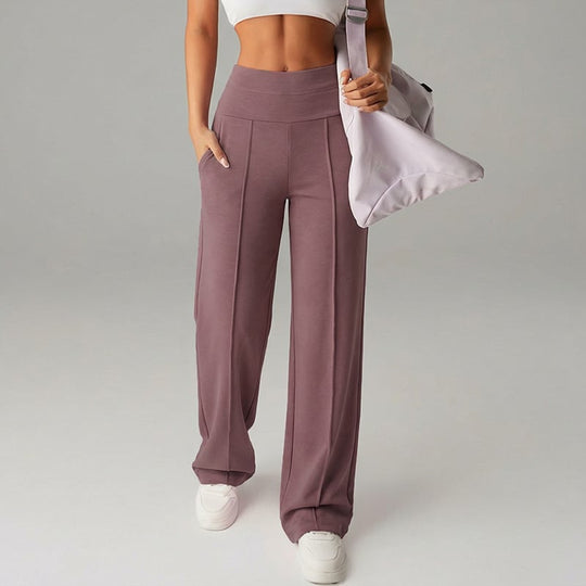 💗LAST DAY SPECIAL - 54%OFF💕Women's Plain Loose Straight Leg Pants