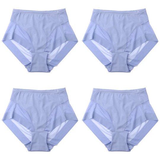 Mokėkite 1 ir gaukite 4 (4 vnt.) besiūles formuojančias kelnaites iš aukštu juosmeniu iš „Ice Silk“ – paskutinę dieną taikoma 49 % nuolaida