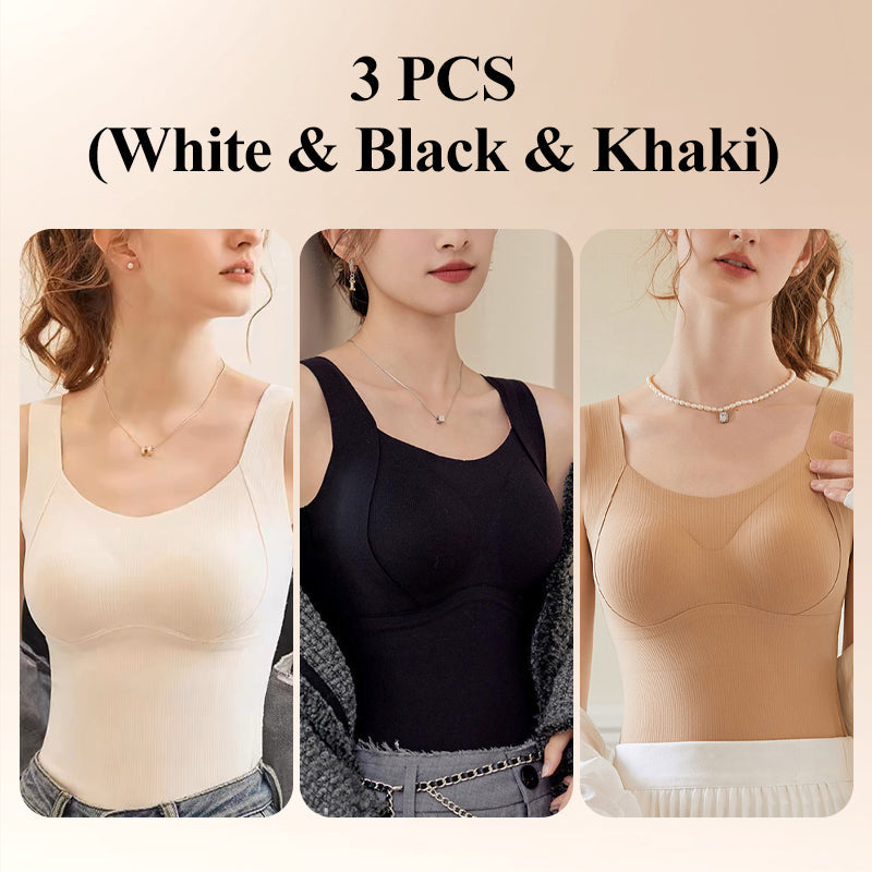 💖Black Friday Big Sale 50% OFF💖[Women’s Gift] Thickened Warm Tank Top with Shelf Bra