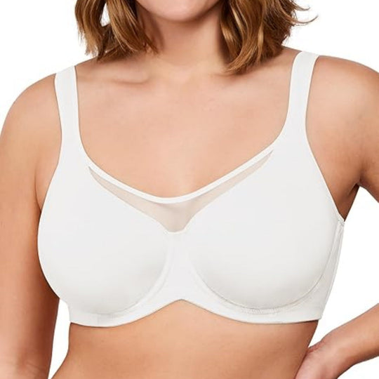 ⏳💐Hot Sale 50% OFF !!🖤Women's Elegant Sheer Full Coverage Non-padded Plus Size Bra