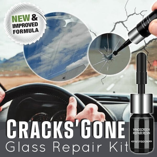 Quick Fix Glass Repair Kit| Works on Windshields & Phones