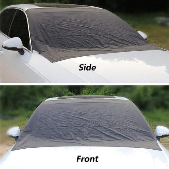 ❄️☀️ 50% OFF! Windshield Anti-Snow & Anti-Frost Cover with Mirror Protection – Ready-to-Drive in Any Weather!