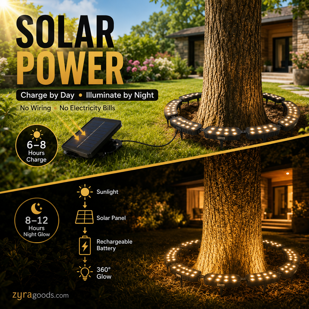 🌳💡 IP65 Waterproof Outdoor Ring Tree Light