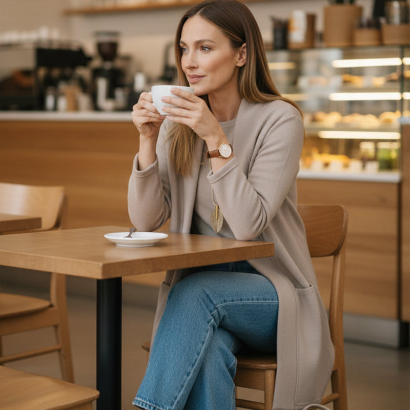 ✈️Free Shipping✈️Elegant Longline Cardigan & Top & Pants 3-Pieces Set