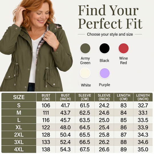 💖Pēdējās dienas izpārdošana 50% atlaide✨🧥 Šiks. Viegls. Ūdensizturīgs: Atbrīvojiet stilu un izturību jebkurā vētrā!