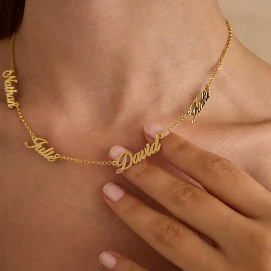 🔥Mother's Day Special Offer 50% OFF - Personalized Multi-Name Necklace