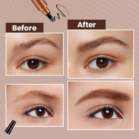 💥Limited Time Sales - 50% OFF💥Waterproof Four-tip Beard and Eyebrow Pen✨