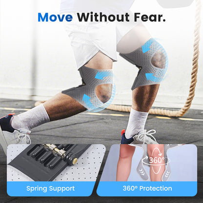 Booster di protezione del ginocchio regolabile per lo sport