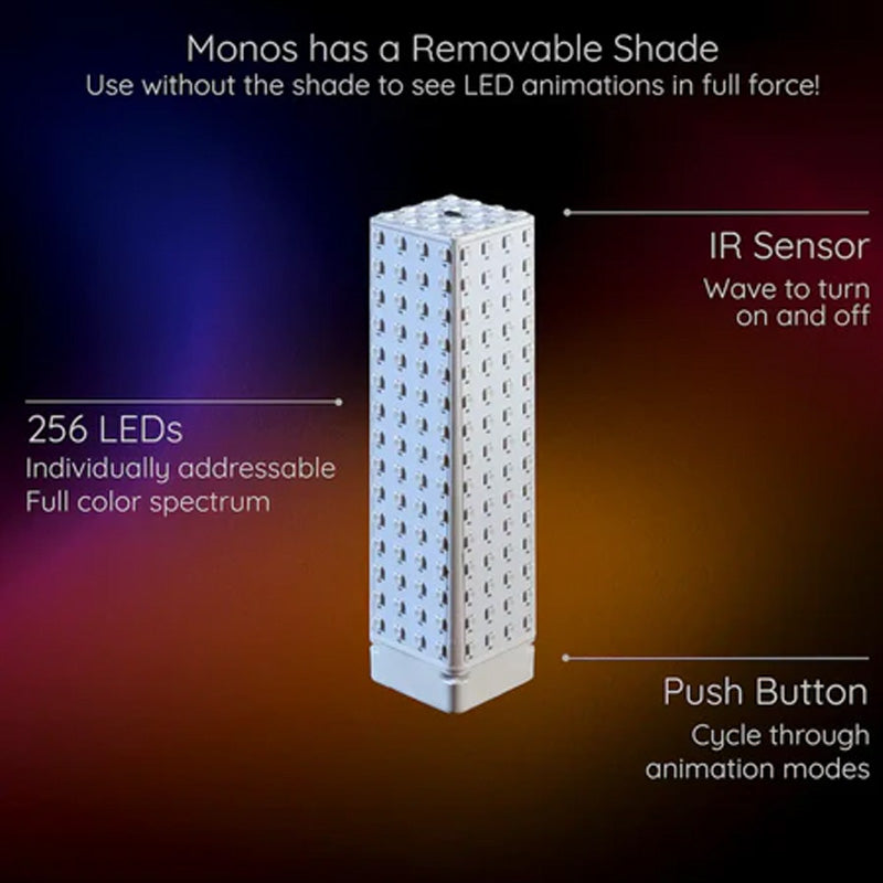 Colorful LED Cube Night Light: Rechargeable & Remote Control