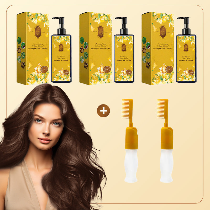 🔥 Гореща разпродажба 2025 🔥Подхранваща боя за коса на растителна основа🎁Безплатна подаръчна четка!