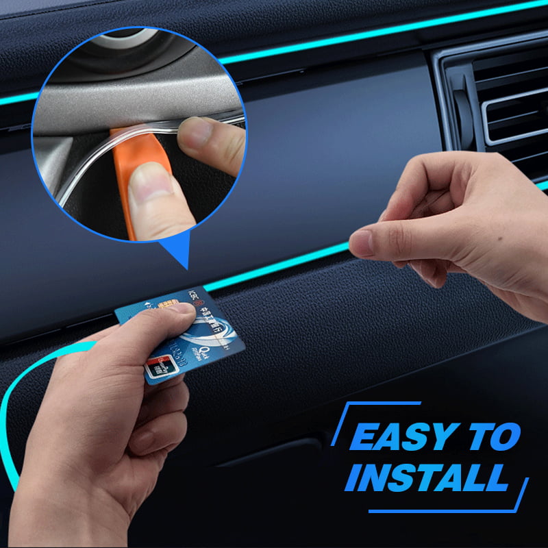 🚗LED pásky do interiéru auta pro atmosférická světla Pro🚗