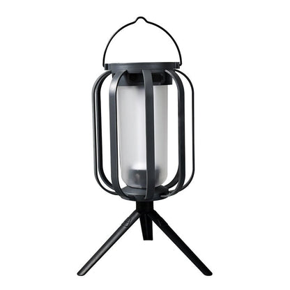 BougeRV 9 inch Solar lantern outdoor light with base, solar lantern outdoor waterproof light