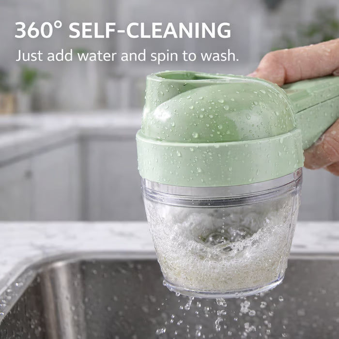 4-in-1 Handheld Electric Vegetable Cutter | Slice, Mince & Clean in Seconds